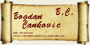 Bogdan Čanković vizit kartica
